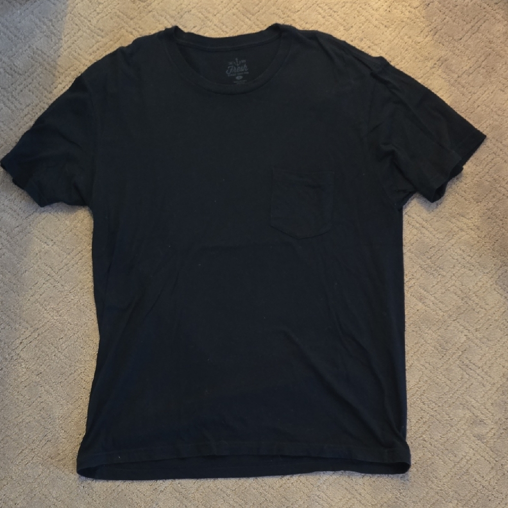 Stylish Black Crew Neck T-Shirt